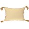 Edge Collections - 14" x 20" - Beige - Textured Boho Lumbar Throw Pillow - 1 Piece